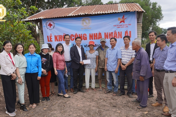 CÔNG TY BĐS AN LAND BÀN GIAO VÀ KHỞI CÔNG NHÀ NHÂN ÁI VÀ TRAO TẶNG XE ĐẠP CHO CÁC HOÀN CẢNH KHÓ KHĂN TẠI EA SÚP